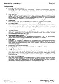 BD9874CP-V5E2 Datasheet Page 15