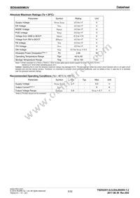 BD9A600MUV-E2 Datasheet Page 5