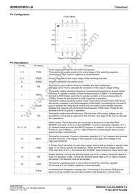 BD9B301MUV-LBE2 Datasheet Page 2