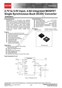 BD9B400MUV-E2 Datasheet Cover