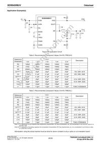 BD9B400MUV-E2 Datasheet Page 20