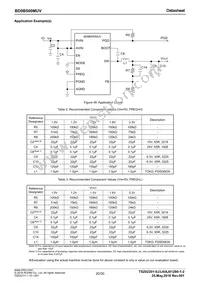 BD9B500MUV-E2 Datasheet Page 20