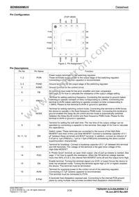 BD9B600MUV-E2 Datasheet Page 2
