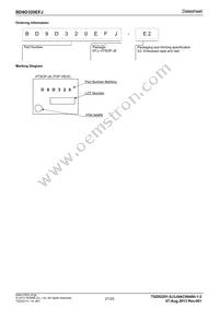 BD9D320EFJ-E2 Datasheet Page 21