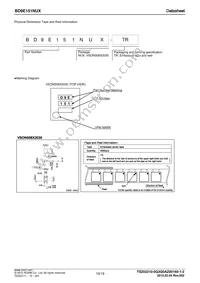 BD9E151NUX-TR Datasheet Page 19