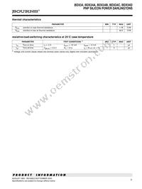 BDX34A-S Datasheet Page 3