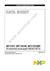 BF1101WR Datasheet Cover