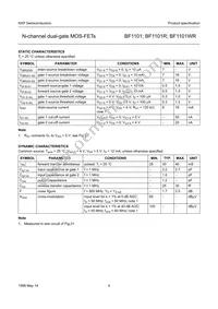 BF1101WR Datasheet Page 4