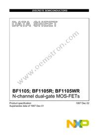 BF1105R Datasheet Cover