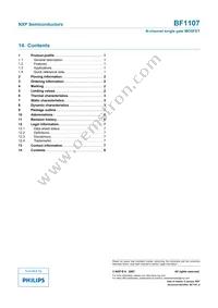BF1107 Datasheet Page 8