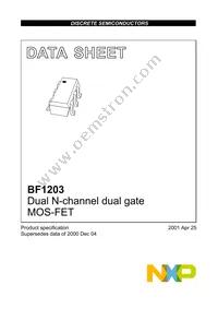 BF1203 Datasheet Cover