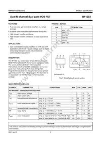 BF1203 Datasheet Page 2