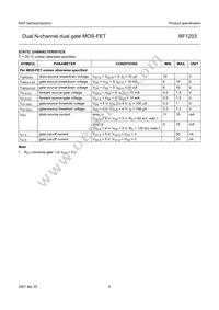 BF1203 Datasheet Page 4
