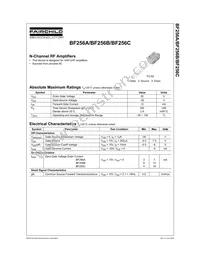 BF256C Datasheet Cover