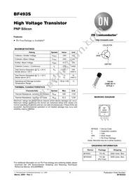 BF493S Datasheet Cover