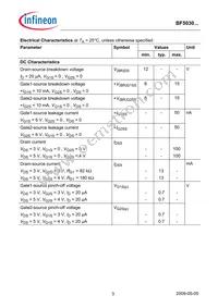 BF5030WH6327XTSA1 Datasheet Page 3
