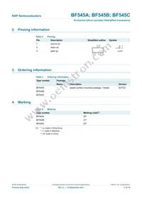 BF545B Datasheet Page 2