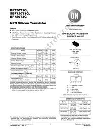 BF720T3G Datasheet Cover