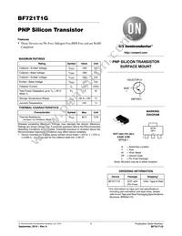 BF721T1 Datasheet Cover