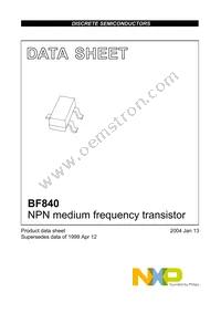 BF840 Datasheet Page 2