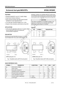 BF909R Datasheet Page 2