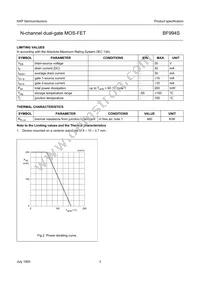 BF994S Datasheet Page 3