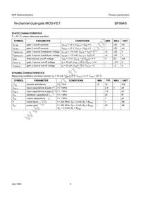 BF994S Datasheet Page 4