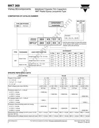 BFC236919105 Datasheet Page 2