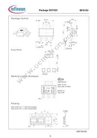 BFG 193 E6433 Datasheet Page 5