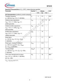 BFG 235 E6327 Datasheet Page 3