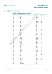 BFG310/XR Datasheet Page 7