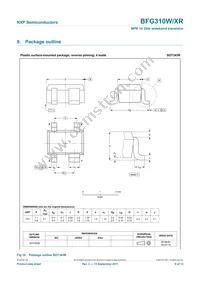 BFG310W/XR Datasheet Page 9