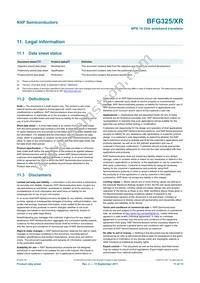 BFG325/XR Datasheet Page 11