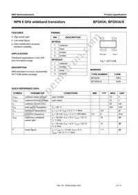 BFG93A Datasheet Page 2