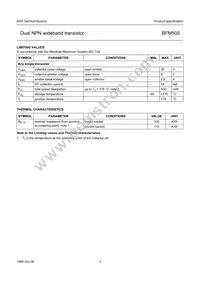 BFM505 Datasheet Page 3