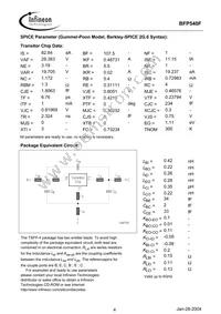 BFP 540F E6327 Datasheet Page 4