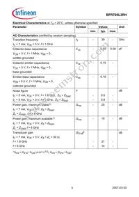 BFR 705L3RH E6327 Datasheet Page 3
