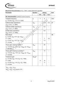 BFR 949T E6327 Datasheet Page 3