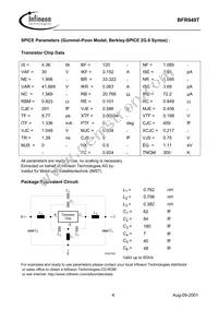 BFR 949T E6327 Datasheet Page 4