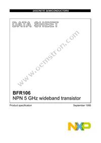 BFR106 Datasheet Cover