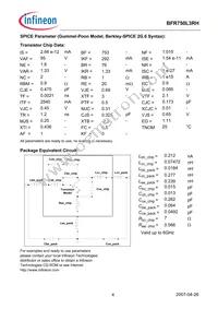 BFR750L3RHE6327XTSA1 Datasheet Page 4