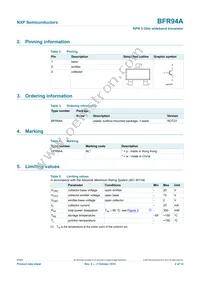 BFR94A Datasheet Page 2