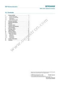 BFR94AW Datasheet Page 15