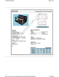 BFS200-48 Datasheet Cover