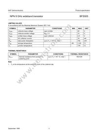 BFS505 Datasheet Page 3
