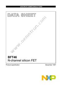 BFT46 Datasheet Cover