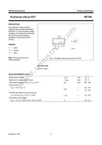 BFT46 Datasheet Page 2