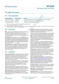 BFU520VL Datasheet Page 20