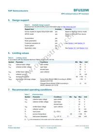 BFU520WF Datasheet Page 3