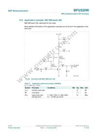 BFU520WF Datasheet Page 17